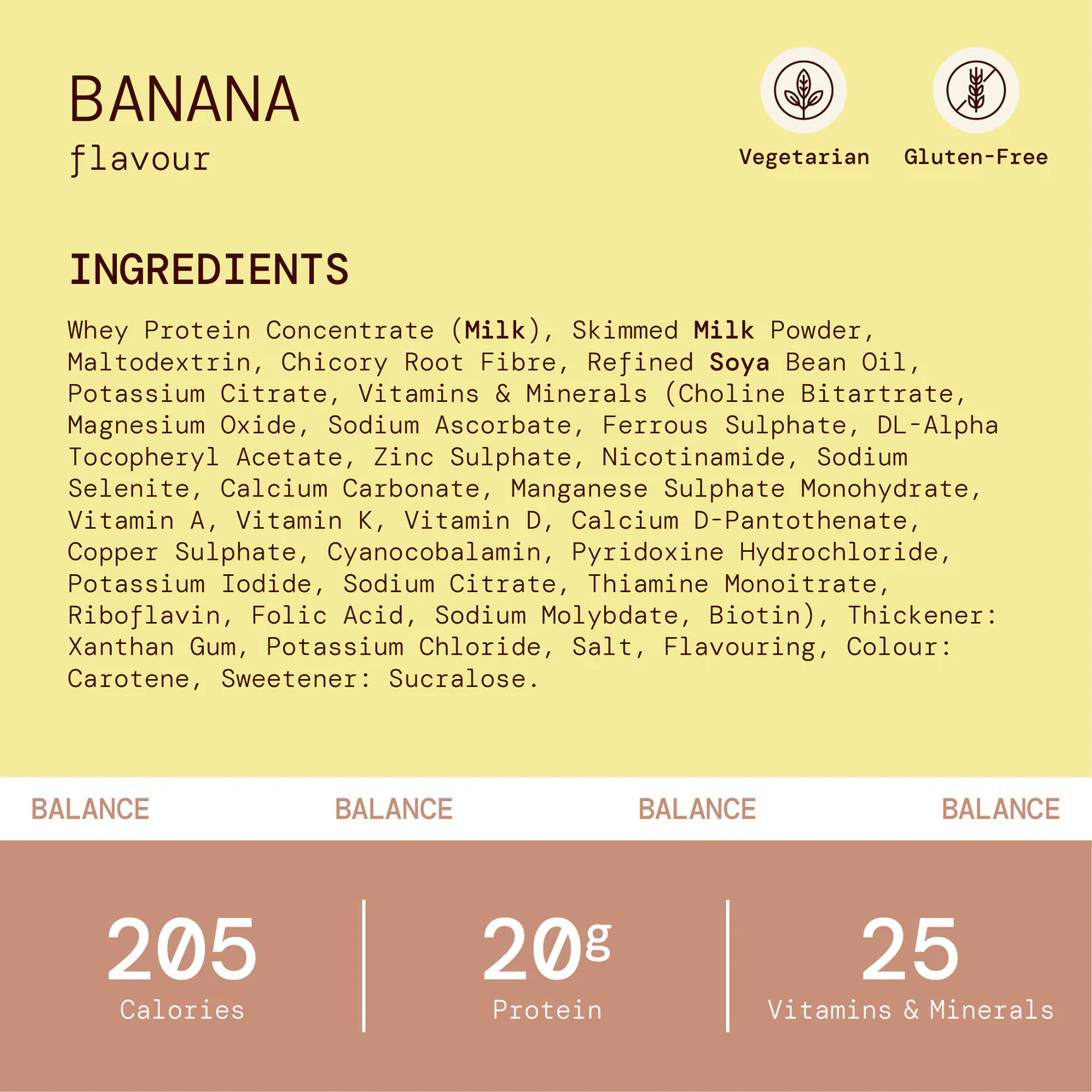 Adday Banana Flavoured Shake 7 Sachets - Image 2