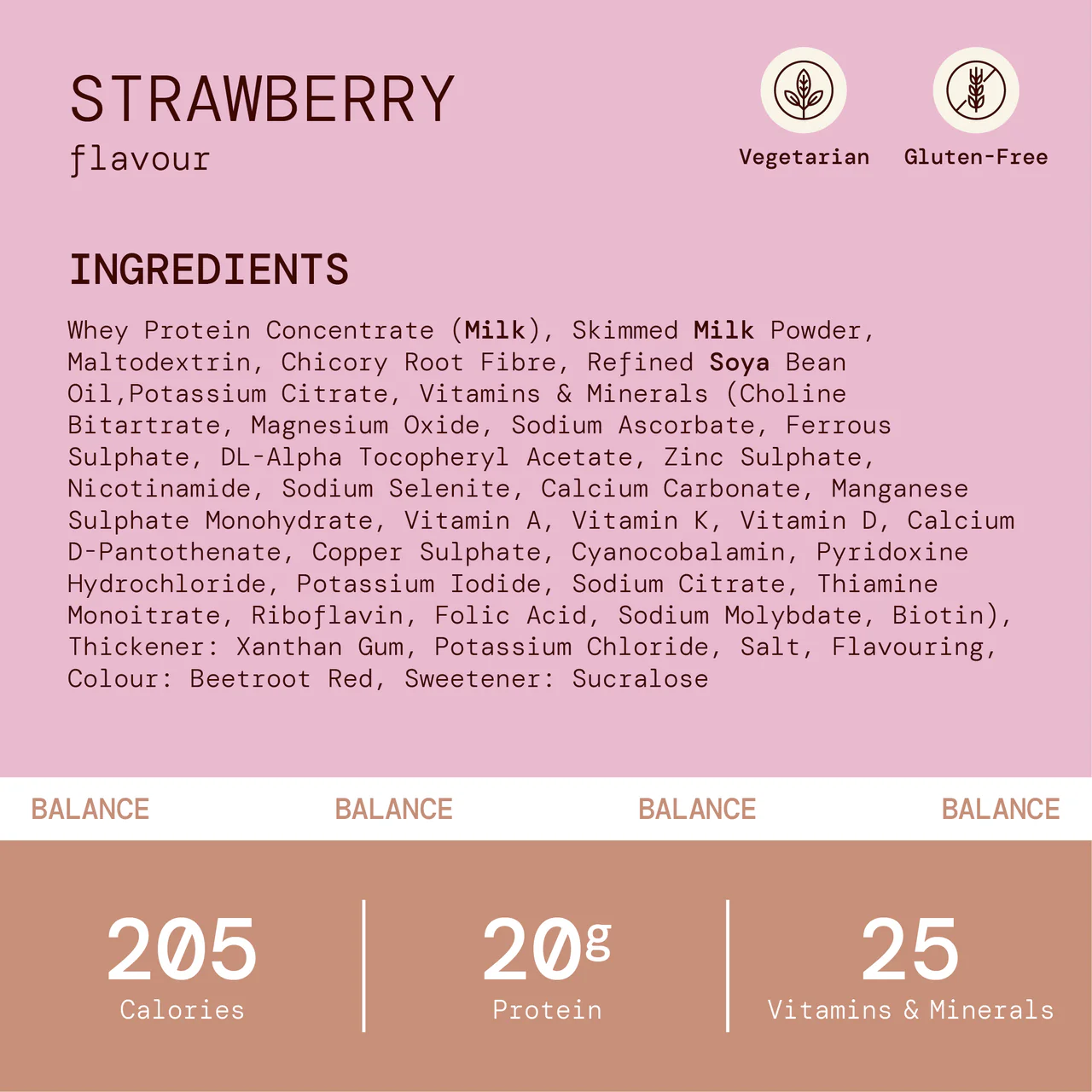 Adday Strawberry Flavoured Shake 7 Sachets - Image 2