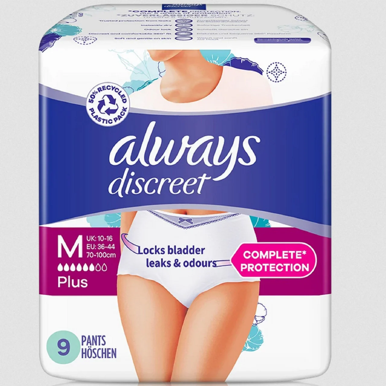 Always Discreet Plus Medium Pants 9s