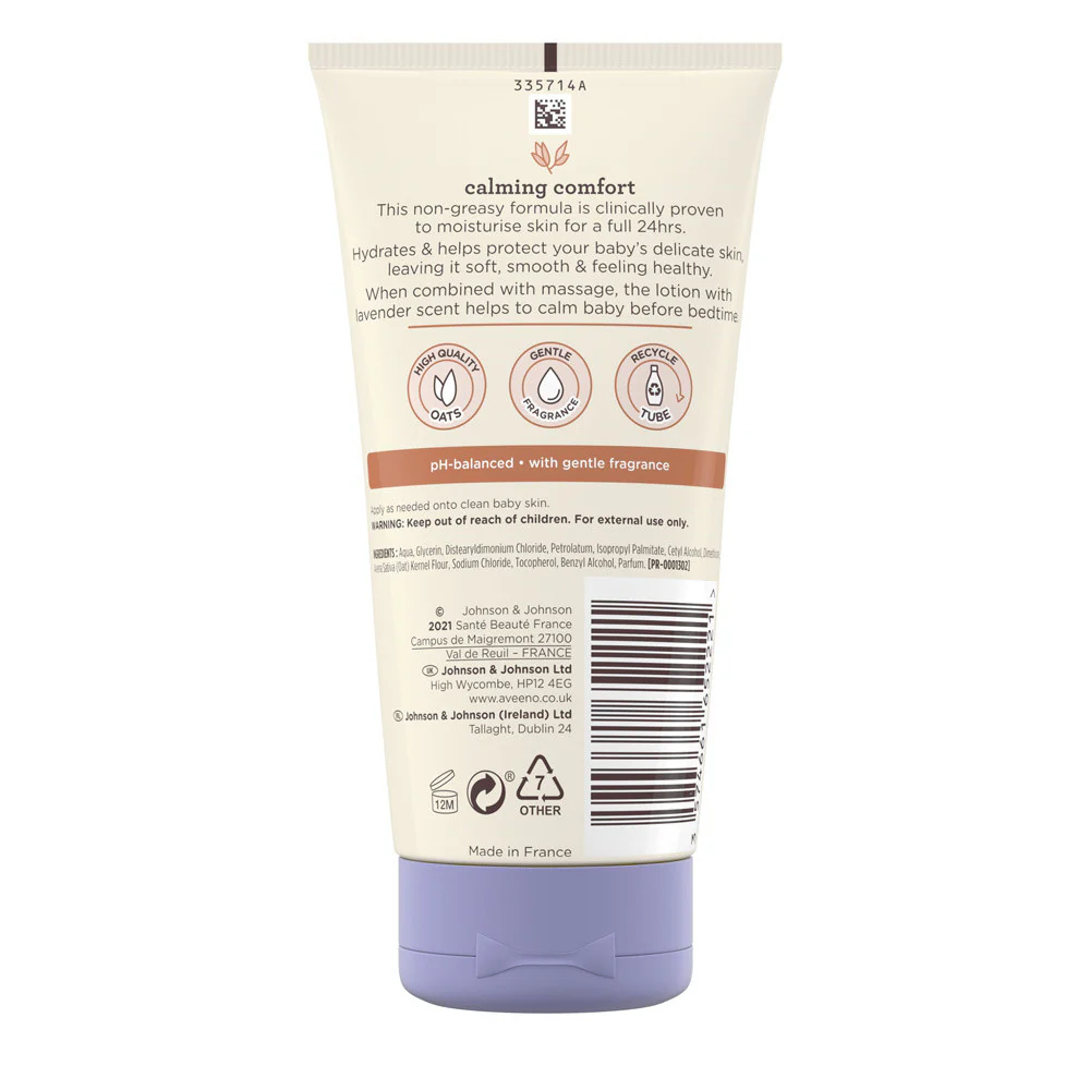 Aveeno Baby Calming Comfort Bed Lotion 150ml - Image 2