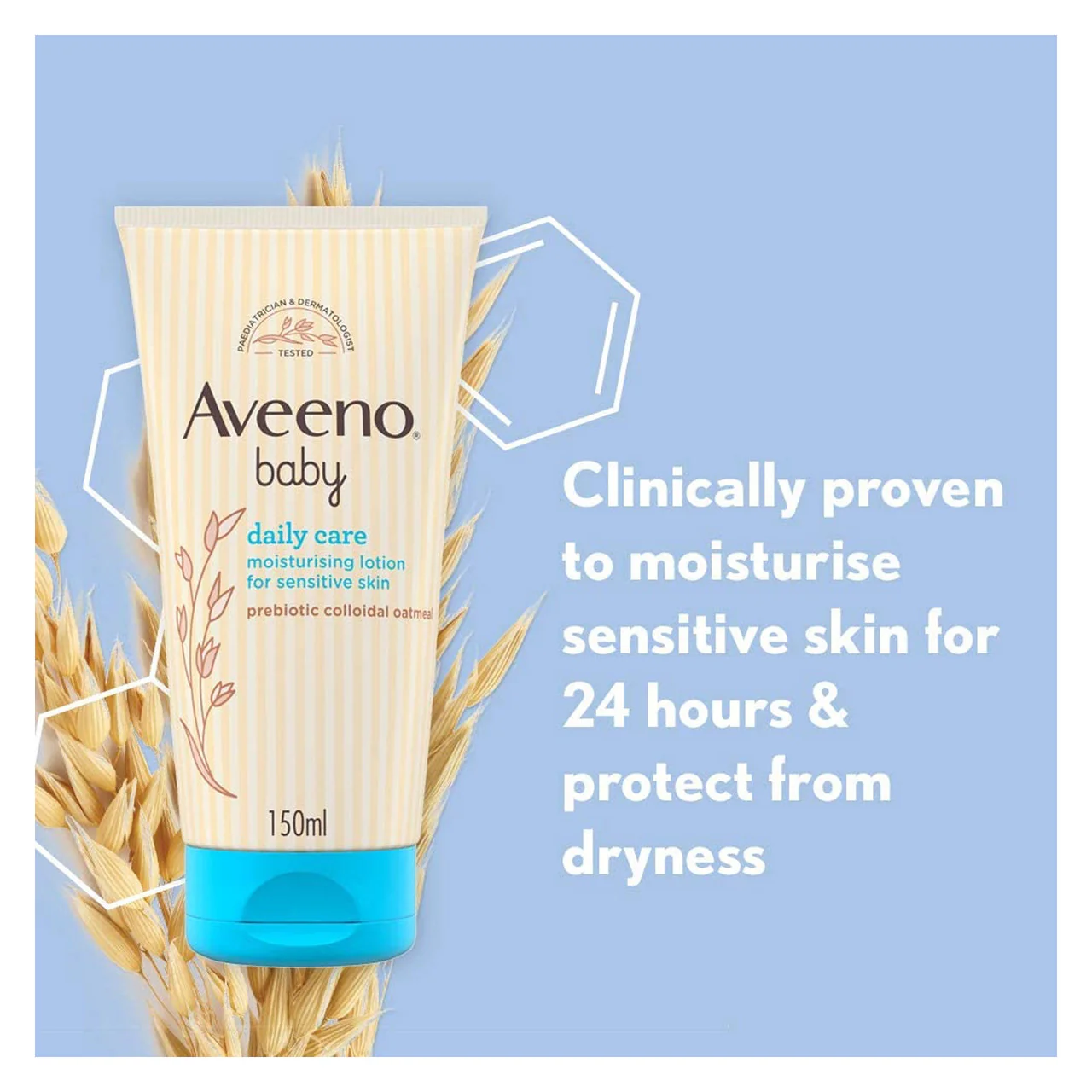 Aveeno Baby Daily Care Moisturising Lotion 150ml - Image 3
