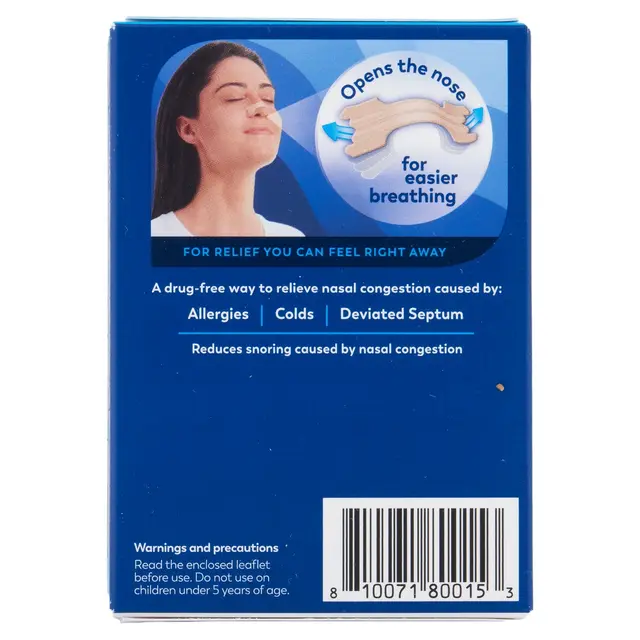 Breathe Right Nasal Strips Orig Large 30s x 8 - Image 4