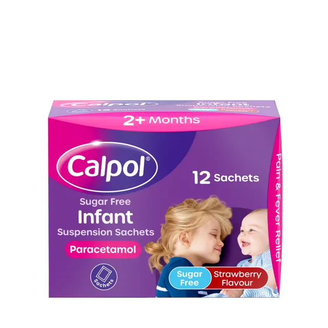 Calpol Sugar Free Suspension 2+ 5ml Sachets