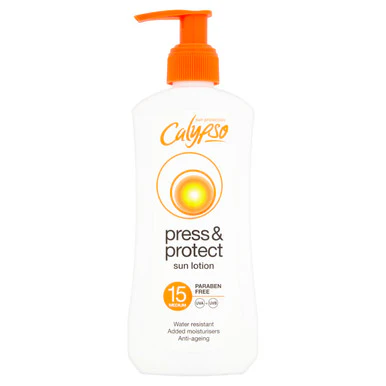 Calypso Press & Protect Sun Lotion SPF15 200ml