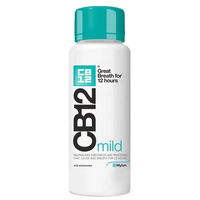 CB12 Mild Mint-Menthol Mouthwash 250ml