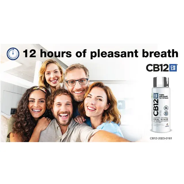 CB12 Whitening Peppermint Mouthwash 250ml - Image 3
