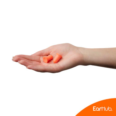 EarHub Premium Soft Foam Earplugs Orange 30 Pairs - Image 4