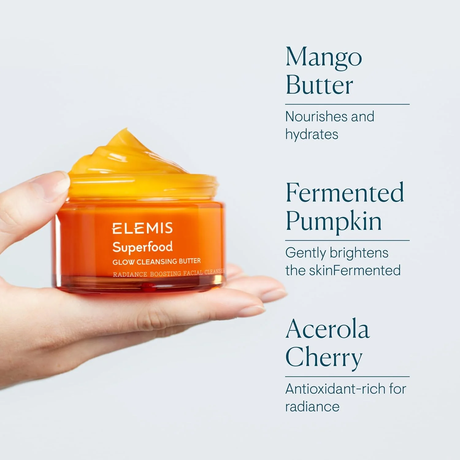 Elemis Superfood AHA Glow Cleansing Butter 90ml - Image 8