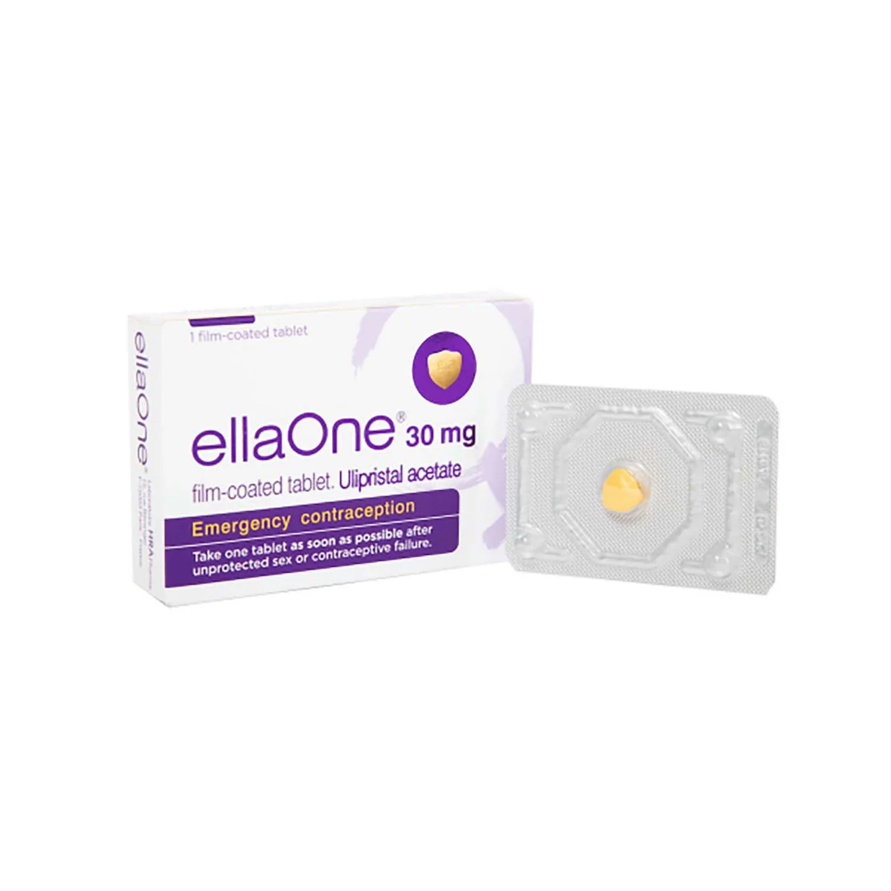 ellaone Emergency Contraception 1 x 30mg Tablet - Image 3