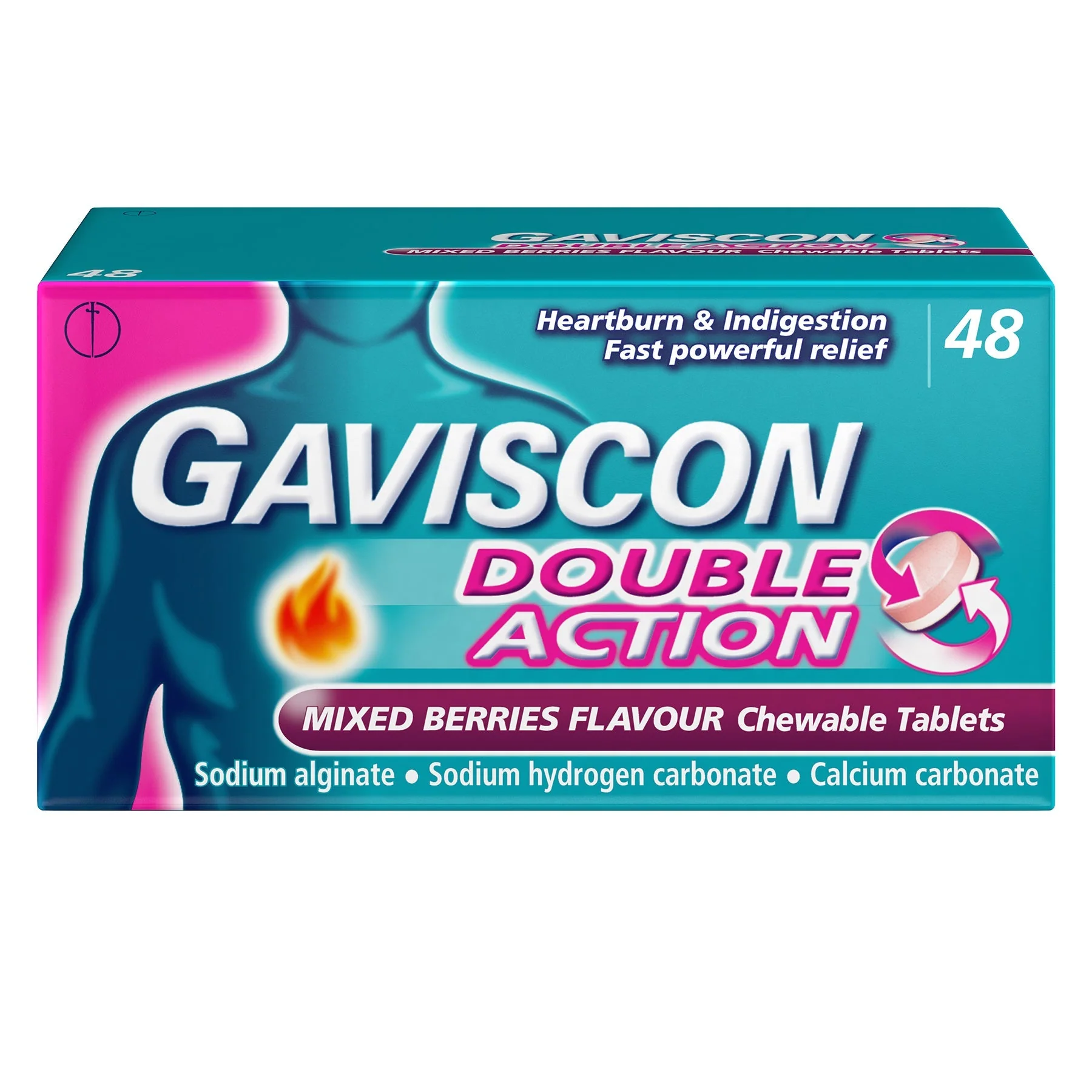 Gaviscon Double Action chewable tablets mixed berry - Image 13
