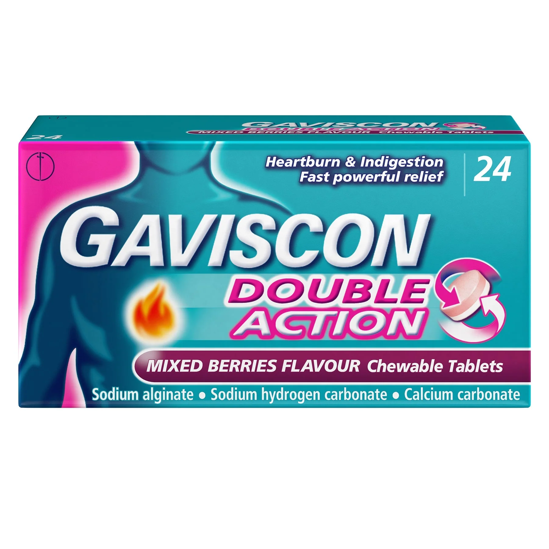 Gaviscon Double Action chewable tablets mixed berry - Image 14