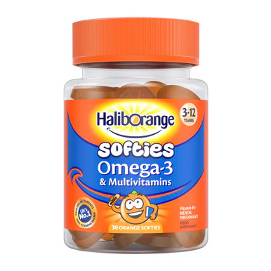 Haliborange Omega-3 & Multivitamin Orange Flavour 30 Softies