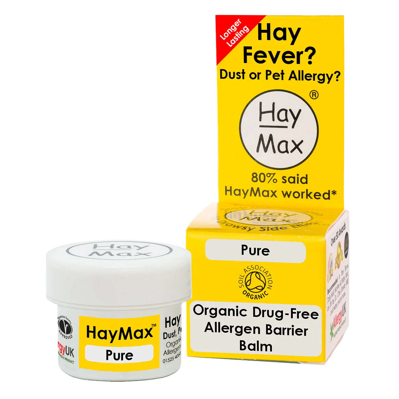 HayMax Pure Organic Drug-Free Allergen Balm 5ml