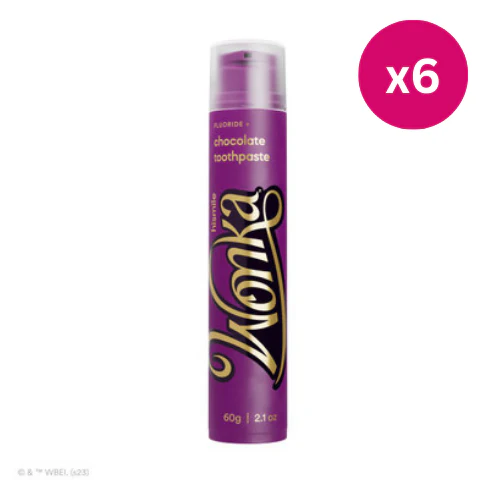 Hismile Wonka Chocolate Toothpaste x6