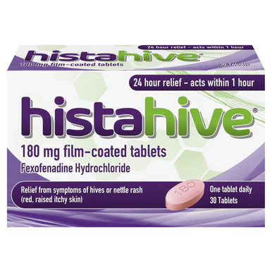 Histahive Fexofenadine 180mg 30 tablets