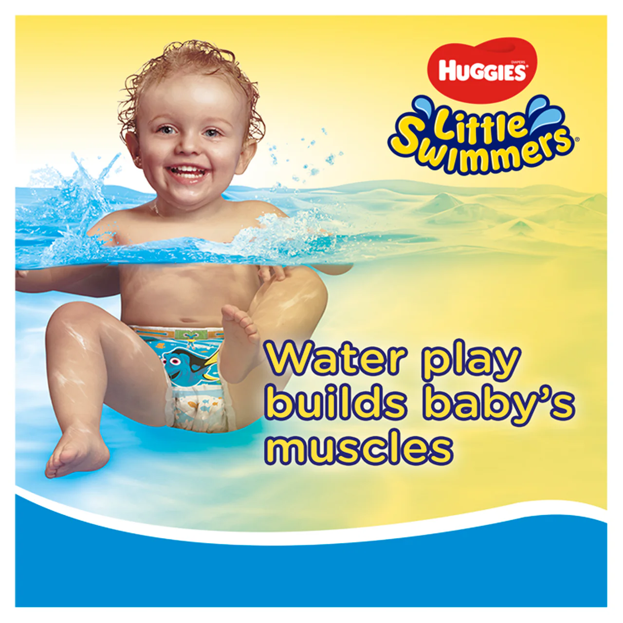 Huggies Little Swimmers Swim Nappies Size 5-6 11 Pack - Image 4