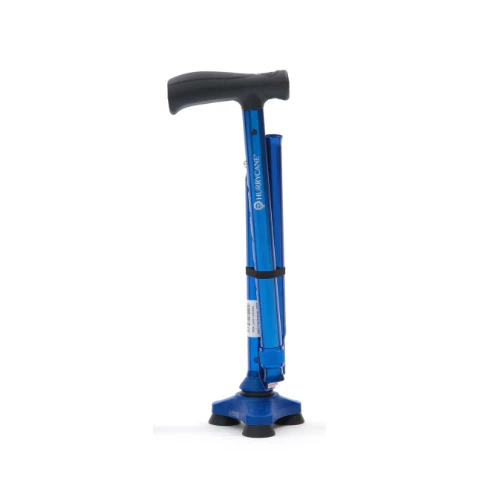 HurryCane Compact Walking Aid - Blue