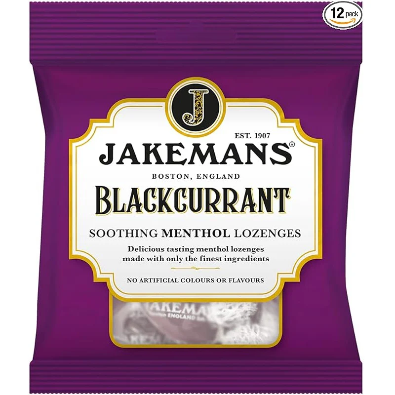 Jakemans Lozenges Blackcurrant 73g