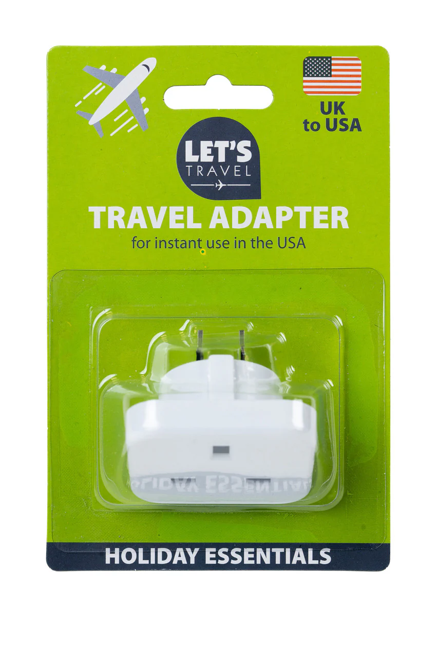 Let's Travel Travel Adapter UK - US