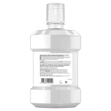 Listerine Advanced White Mouthwash Spearmint 1 Litre - Image 2