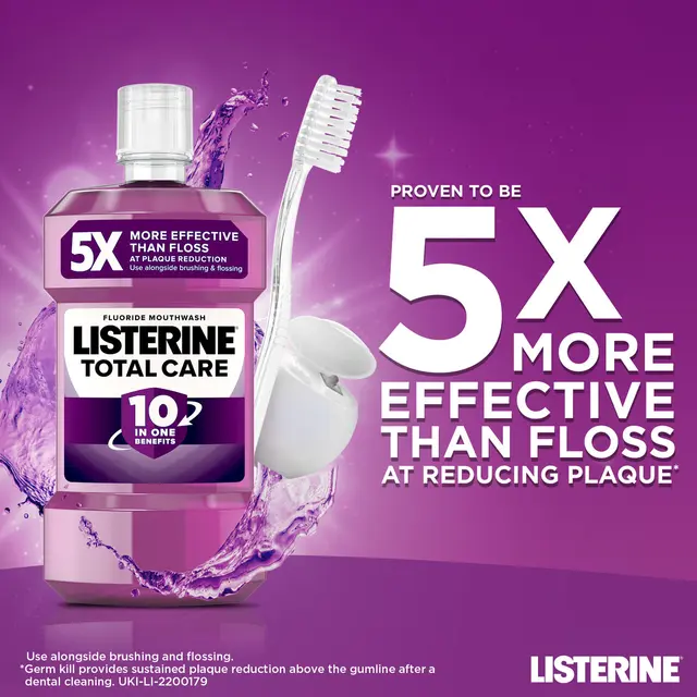 Listerine Total Care Mouthwash Clean Mint 500ml - Image 4