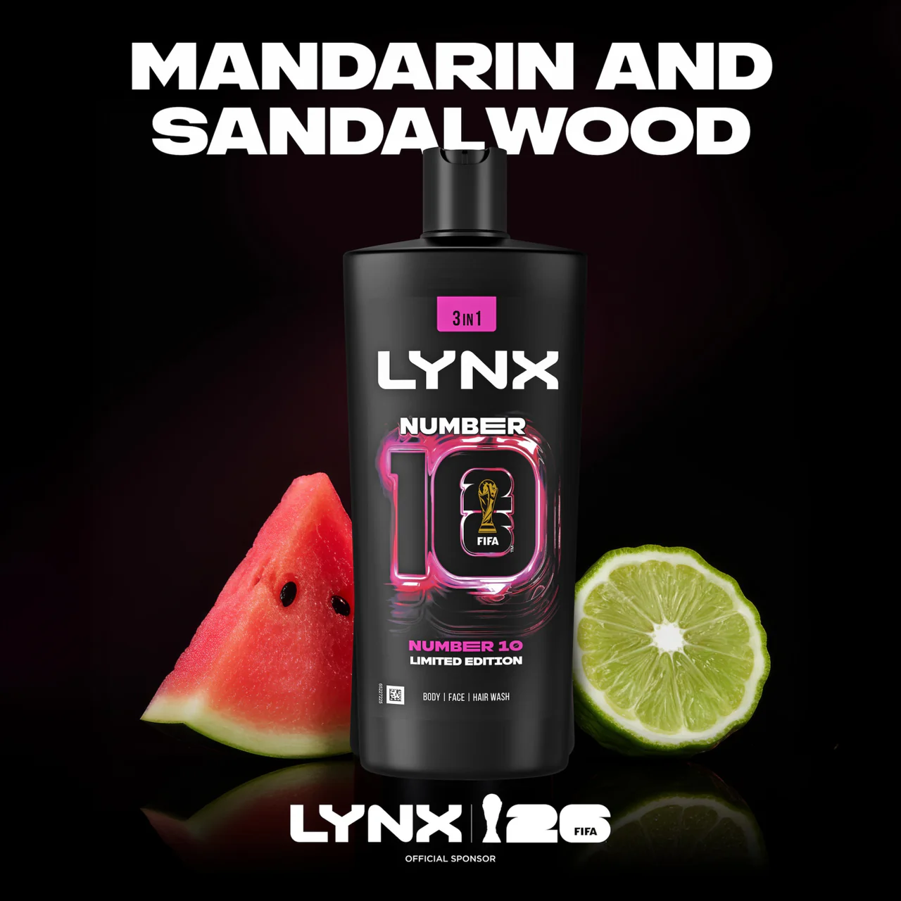 Lynx 3in1 Shower Gel Number 10 700ml - Image 4