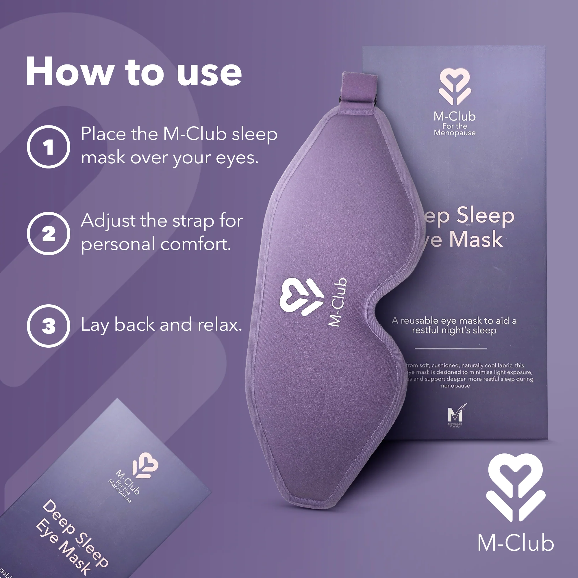 M-Club Deep Sleep Eye Mask - Image 3