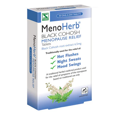 MenoHerb Black Cohosh Menopause Relief 30 Tablets - Image 2