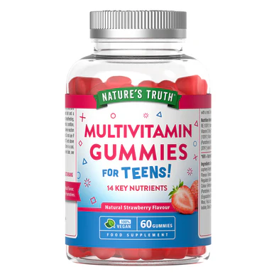 Nature's Truth Teen Multivitamin Natural Strawberry Flavour 60 Tablets