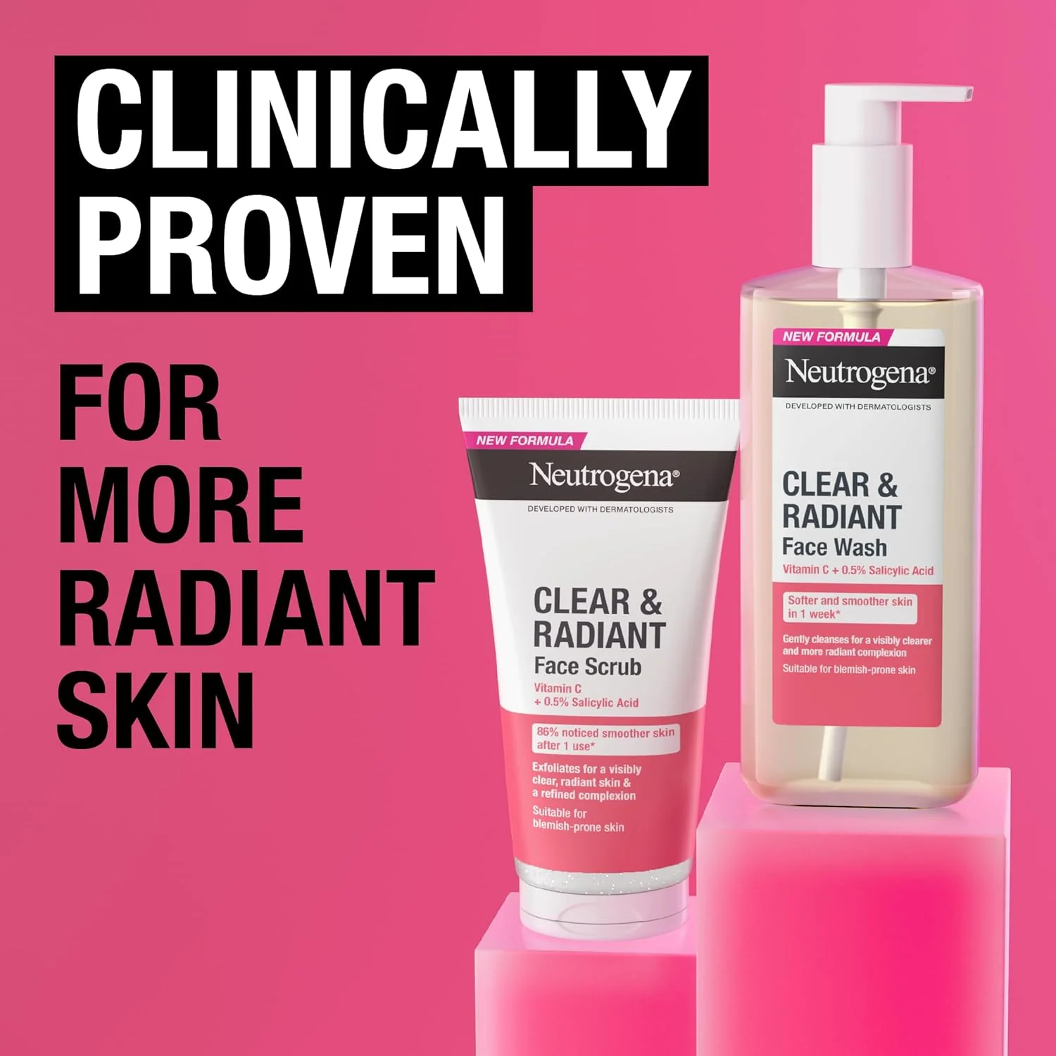 Neutrogena Clear & Radiant Daily Exfoliator 150ml - Image 7