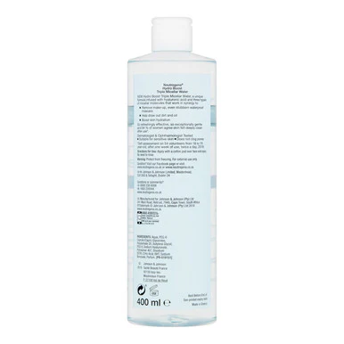 Neutrogena Hydro Boost Triple Micellar Water 400ml - Image 2