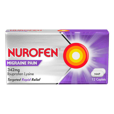 Nurofen 342mg for Migraine 12 Caplets