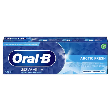 Oral-B 3D White Arctic Fresh Toothpaste 75ml