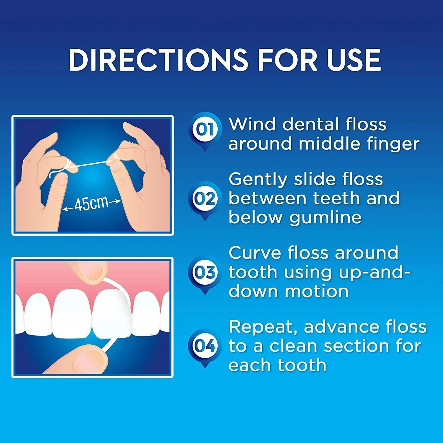 Oral-B Essential Unwaxed Dental Floss 50m - Image 2