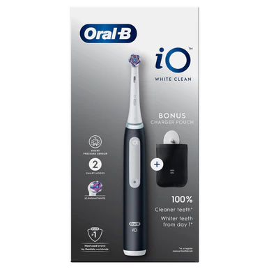 Oral-B iO Black Electric Toothbrush with Charger Pouch