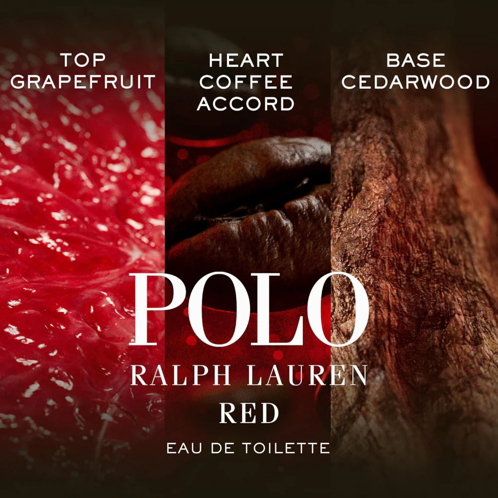 Ralph Lauren Polo Red Eau De Toilette 75ml - Image 3