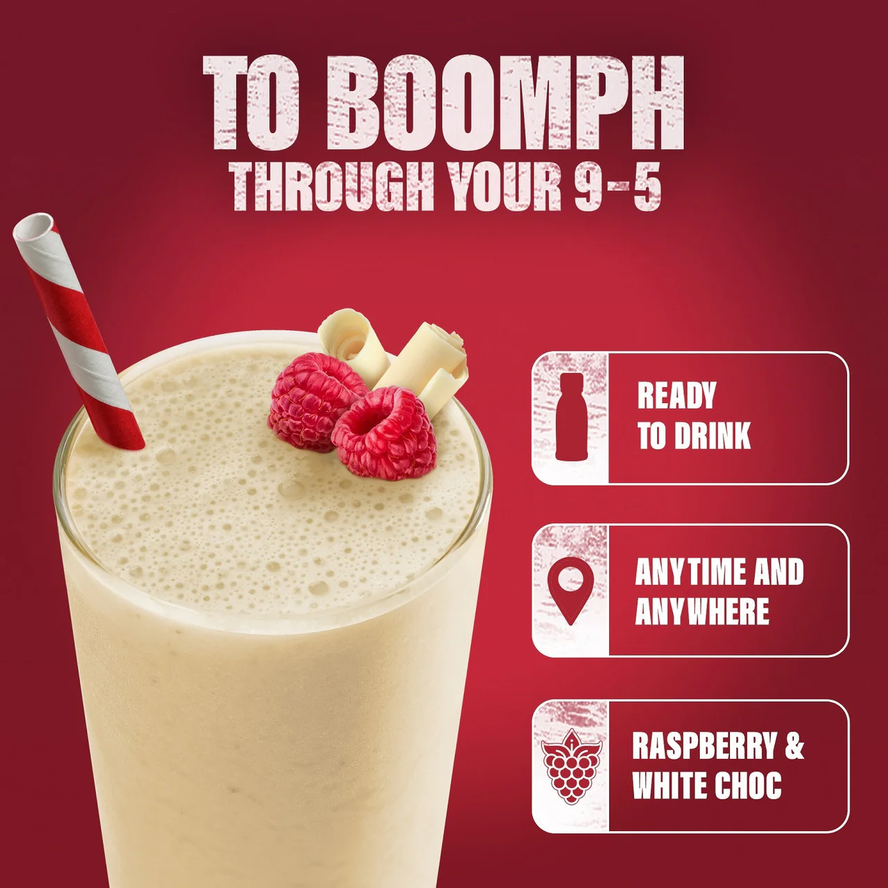 SlimFast Milkshake Multi Bottle Raspberry & White Chocolate x3 - Image 4