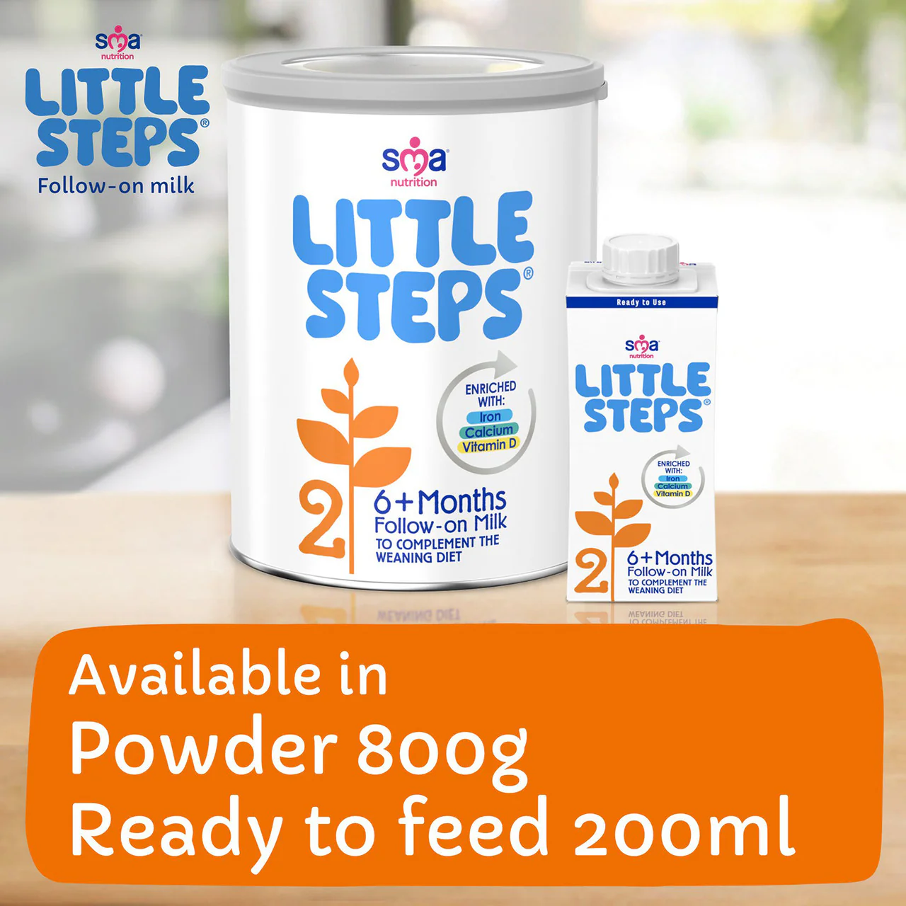 SMA Little Steps Follow On Baby Milk Liquid 6-12 Months - Image 3