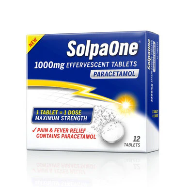 SolpaOne 1000mg Effervescent 12 tabs - Image 2