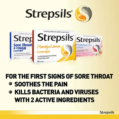 Strepsils Sore Throat And Cough Lozenges 24 Pack - Image 2
