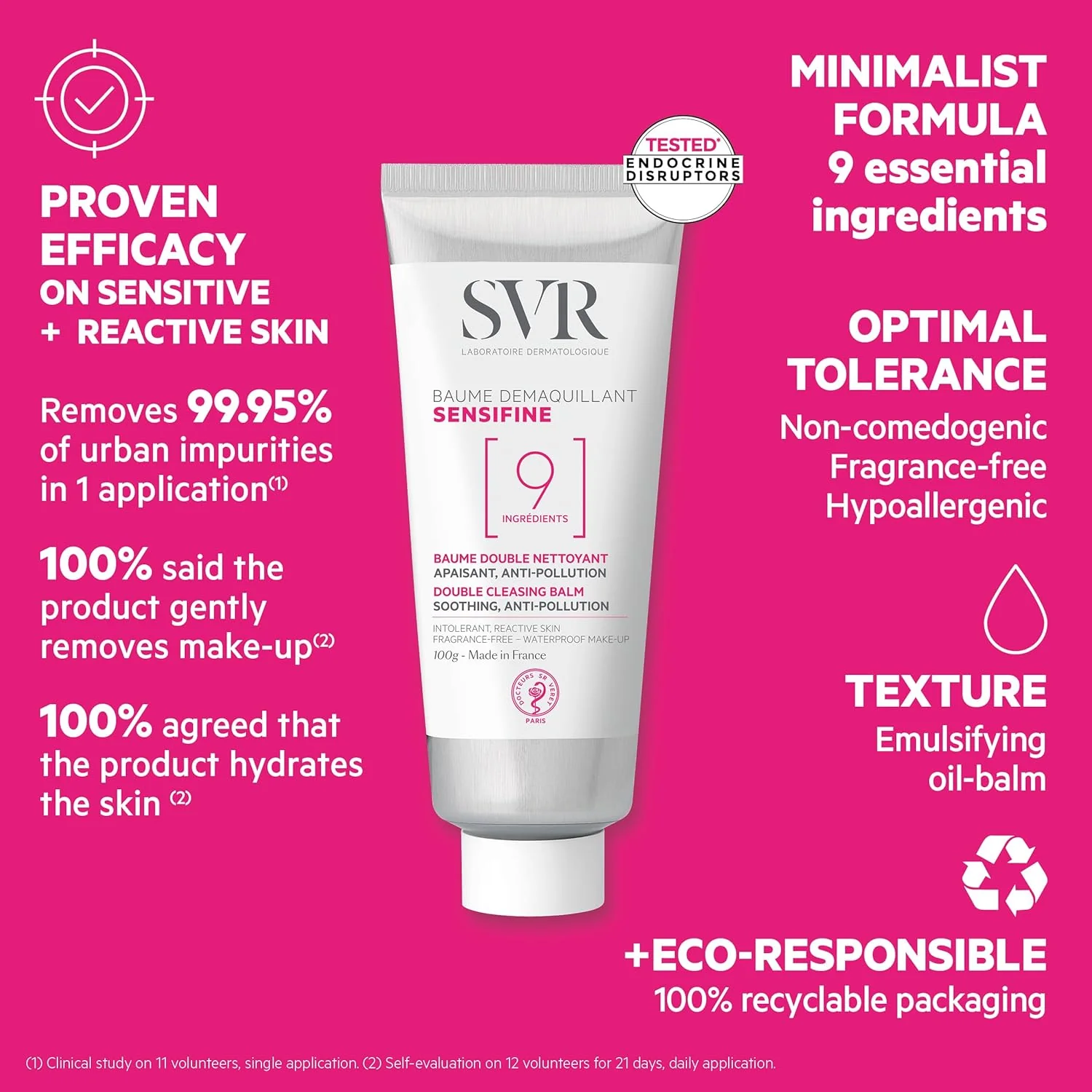 SVR SENSIFINE Soothing Balm-In-Oil Cleanser 100ml - Image 5