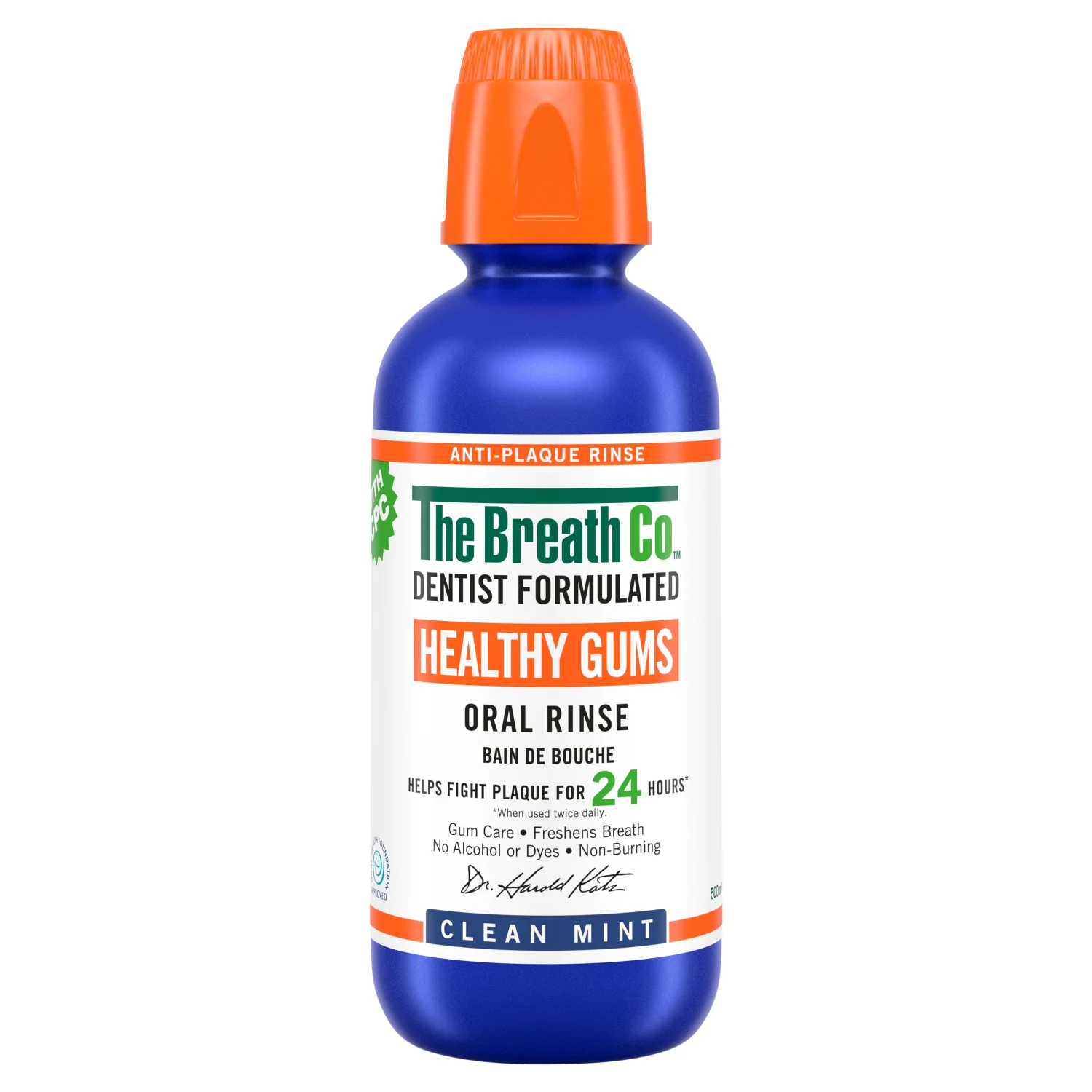 The Breath Co Oral Rinse Healthy Gums Clean Mint 500ml