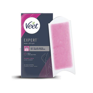 Veet Expert Cold Wax Strips Legs Normal 20 Strips - Image 2