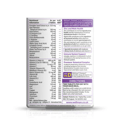 Vitabiotics Wellman Prostace 60 Tablets - Image 2